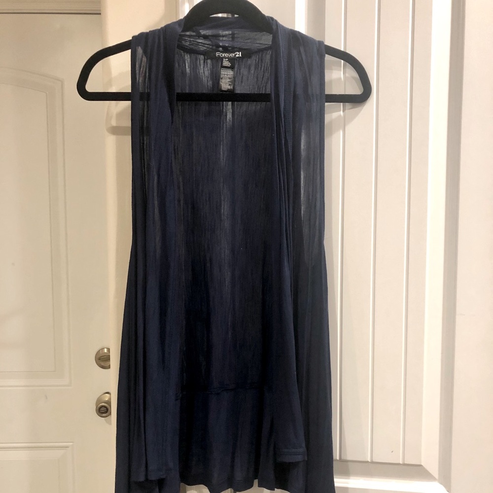 Summer! Forever 21 sleeveless cardigan